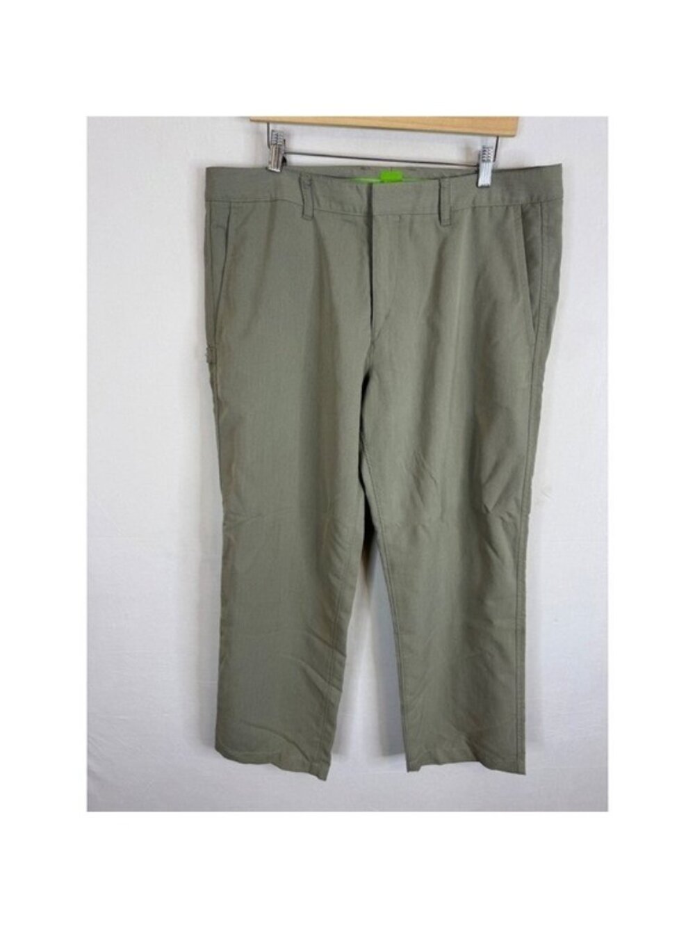 Hugo Boss Green Label Haddys-W Golf Pants Mens 38 Olive Green Technical Trousers